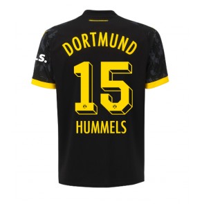 Borussia Dortmund Mats Hummels #15 Koszulka Wyjazdowych Kobiety 2023-24 Krótki Rękaw